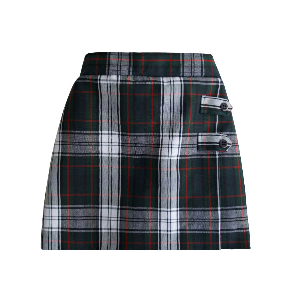 Plaid Knife Pleated Skirt