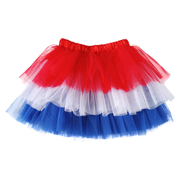 Red White and Blue Tutu Americana Tutu Skirt