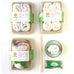 sushi roll organic washcloth gift sets